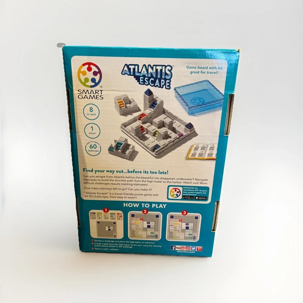 New - SmartGames Atlantis Escape - Ages 8+ | 1 player